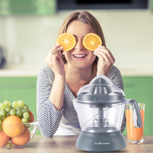 La Reveuse 25oz/750ml Electric Citrus Juicer for Grapefruit Orange Lemon Lime Juice, Grey,LARB1808
