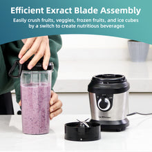 La Reveuse Blender for Shakes Smoothies,400W, with 2 x 24 Oz Blending Cups and To Go Lids,BPA free