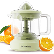 La Reveuse Electric Citrus Juicer 34 oz for Grapefruit Orange Lemon Lime Juice, 40W, Grayish Yellow