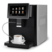 Hipresso Super-automatic Espresso Coffee Machine with Large 7" Display for Brewing Americano,Cappuccino, Latte, Macchiato,Flat White, Espresso Drinks