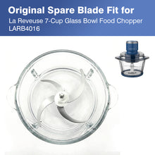 La Reveuse Bi-Level Chop Blade Replacement Part Compatible with La Reveuse 7-Cup Food Chopper LARB4016 Only