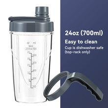 La Reveuse Personal Size Smoothie Blender Pro, 1000W High Speed with 24oz To-Go Cup, Ideal for Smoothies,Protein Shakes, Frozen Drinks, Food Prep, Gray