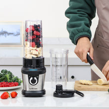 La Reveuse Blender for Shakes Smoothies,400W, with 2 x 24 Oz Blending Cups and To Go Lids,BPA free