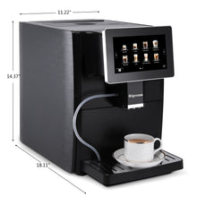 Hipresso Super-automatic Espresso Coffee Machine with Large 7" Display for Brewing Americano,Cappuccino, Latte, Macchiato,Flat White, Espresso Drinks