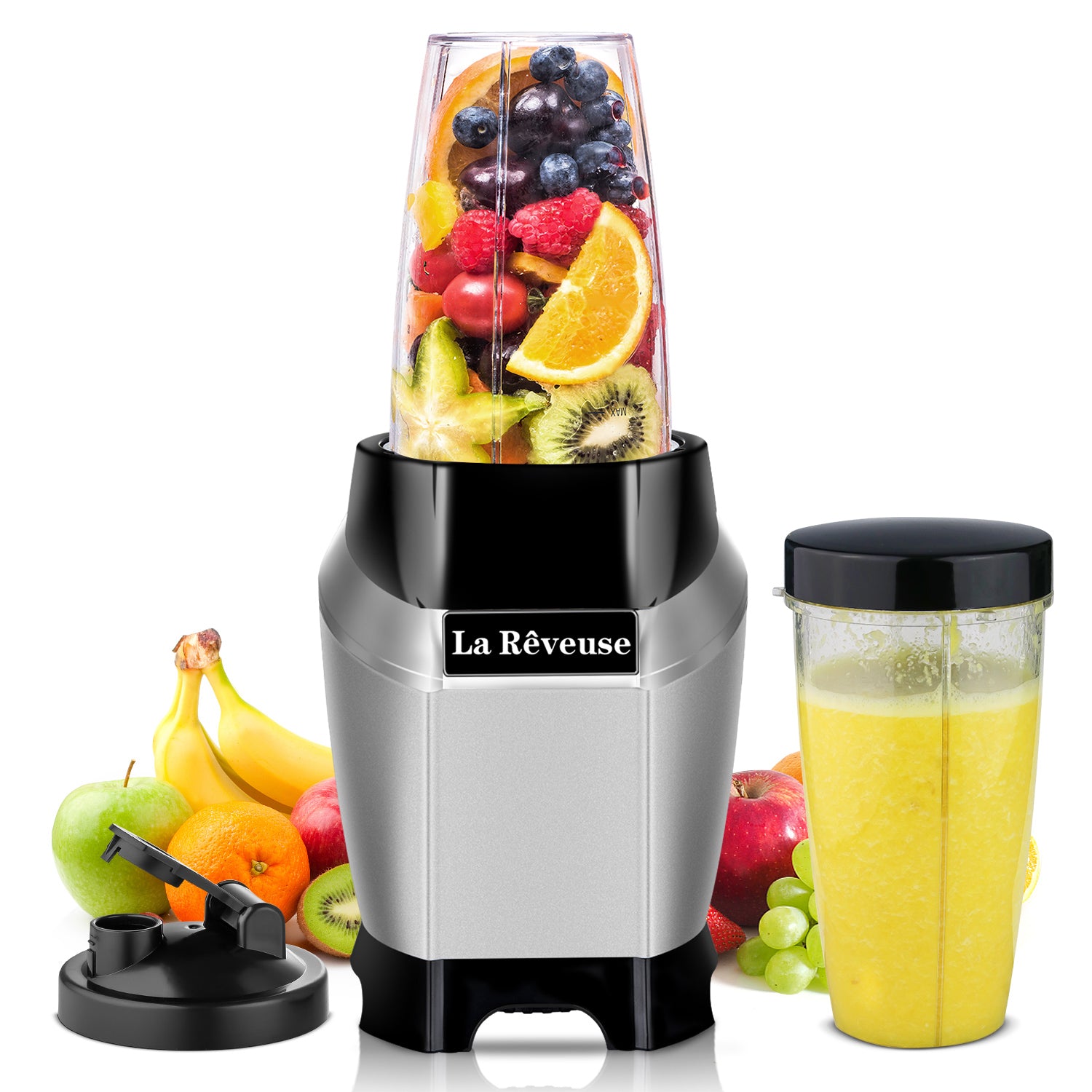 La Reveuse Personal Blender 600W Powerful Motor Ice Crusher With Trave – La  Reveuse Home Appliances