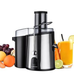 Centrifugal Juicer 750 Watts Powerful 3 Inches Wide Mouth for Whole Fruits Vegetables